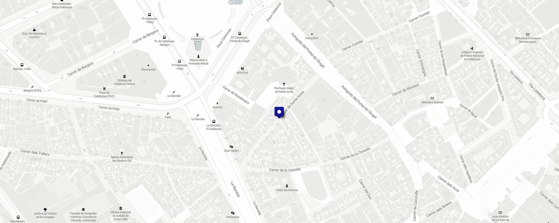 Apartime location - C/ Santa Ana 28, 3º - 2ª - Barcelona 08002 Spain